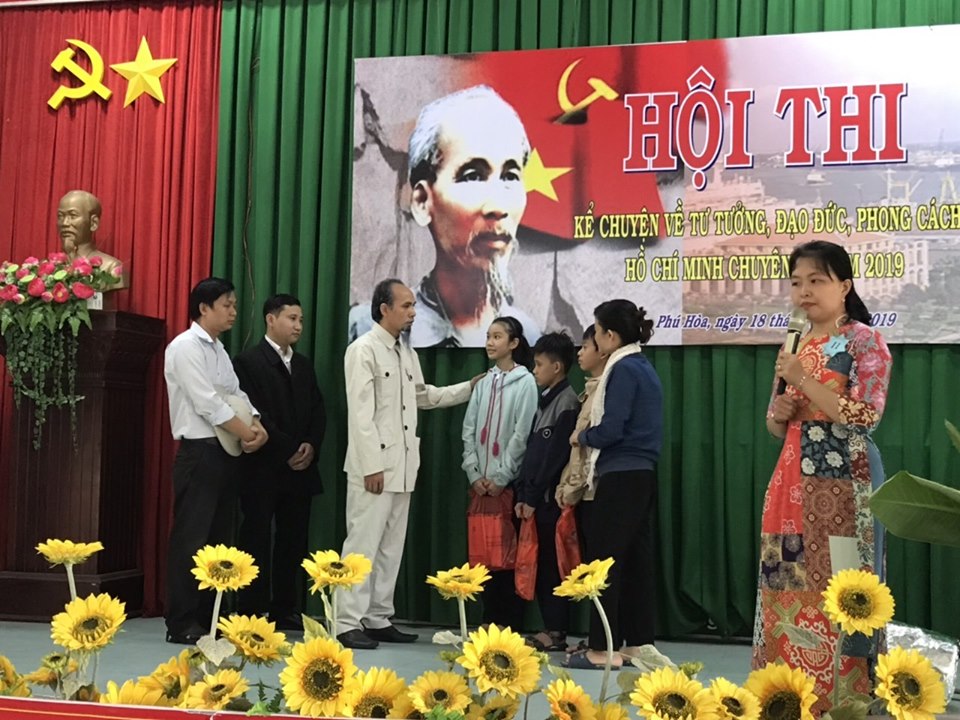 Hội thi kể truyện về Bác Hồ tại phường Phú Hòa năm 2019