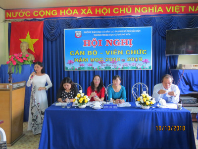 Hội nghị Cán bộ - Công chức - Viên chức năm học 2018 -2019