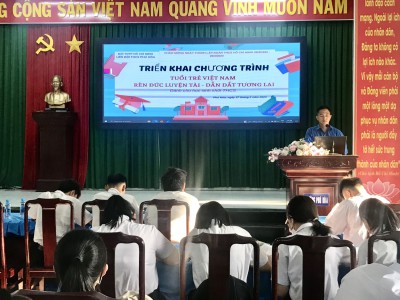 TRIỂN KHAI CHƯƠNG TRÌNH - TUỔI TRẺ VIỆT NAM - RÈN ĐỨC LUYỆN TÀI - DẪN DẮT TƯƠNG LAI